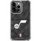 NBA Utah Jazz Black Rust iPhone 16 Pro Clear Case